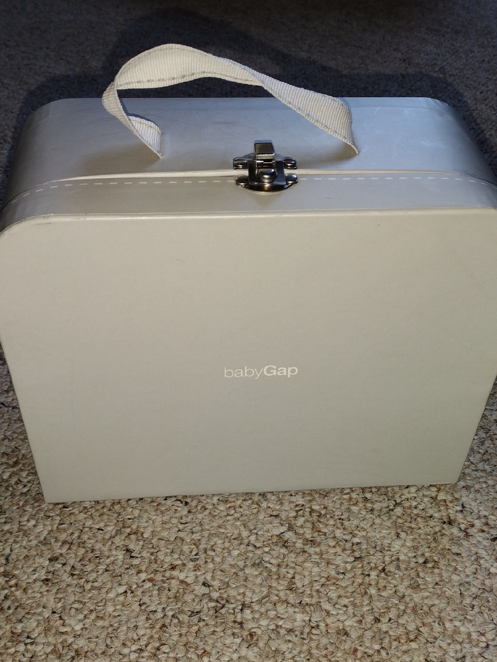 GAP Baby Gap Mint Blue Mini Carry Case with Cream Handle